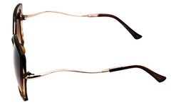 Óculos solar New Glasses CY59003 Grande marrom na internet