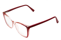 Armação para óculos de grau New Glasses TB074 Quadrada rosa - comprar online