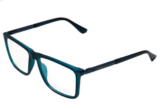 Armação para óculos de grau New Glasses OM22071 Masculina azul marinho - comprar online