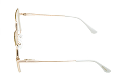 Armação para óculos de grau New Glasses BR0784 Quadrada metal na internet