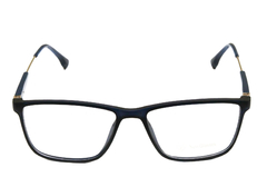 Armação para óculos de grau New Glasses 6136 Pequena preta e azul na internet