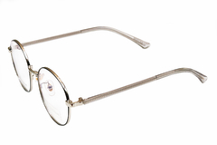 Armação para óculos de grau New Glasses 19053 Redonda metal na internet