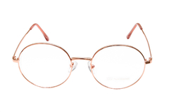 Armação para óculos de grau New Glasses HG2249 Redonda rosê