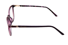 Armação para óculos de grau New Glasses B2361-TR Roxa acetato - comprar online