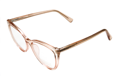 Armação para óculos de grau New Glasses TB055 Rose translúcida na internet