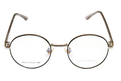 Armação para óculos de grau New Glasses 19053 Redonda metal