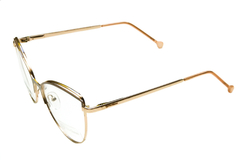 Armação para óculos de grau New Glasses SS9011 Acetato dourada na internet