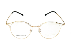 Armação para óculos de grau New Glasses KM60077 Metal dourada