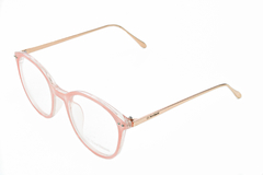 Armação para óculos de grau New Glasses FY110 Redonda rosa na internet