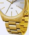 Relógio analógico feminino Lince LRGJ079L C2KX Dourado na internet