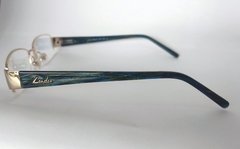 Armação para óculos de grau London Prime L2833 COL. JL 52 18 Metal azul e dourado