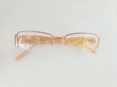 Armação para óculos de grau London Prime L2760 COL. KG Metal laranja claro