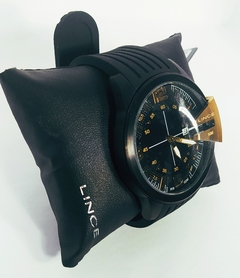 Relógio Lince analógico preto MRP4403L P2PX Pulseira Silicone - comprar online
