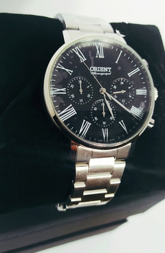 Relógio masculino Orient MBSSC214 P3SX Analógico prata - loja online