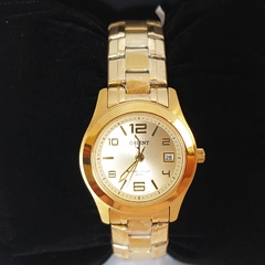 Relógio Orient dourado pequeno FGSS1025 C2KX - loja online