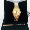 Relógio Orient dourado pequeno FGSS1025 C2KX