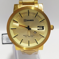 Imagem do Relógio grande Xgames XMGS1007 C2KX Dourado masculino