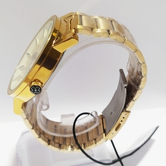 Relógio grande Xgames XMGS1007 C2KX Dourado masculino - NEW GLASSES ÓTICA