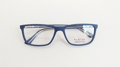 Armação para óculos de grau Platini P9 3151 G540 Quadrada masculina azul - comprar online