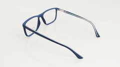 Armação para óculos de grau Platini P9 3151 G540 Quadrada masculina azul - NEW GLASSES ÓTICA