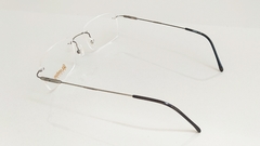 Armação para óculos de grau London L-5505 C.115 Metal masculina sem aro - NEW GLASSES ÓTICA