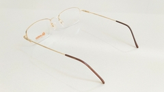 Armação para óculos de grau London L-5514 C. 1 Metal dourada feminina - NEW GLASSES ÓTICA