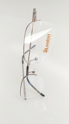 Armação para óculos de grau London L-5211 C. 4 Metal e fio de nylon pequena na internet