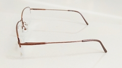 Armação para óculos de grau London L-5511 C 69 Metal grande marrom na internet