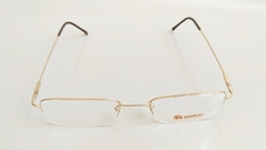 Armação para óculos de grau London L-5513 C. 1 Metal e fio de nylon dourada na internet