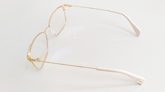 Armação para óculos de grau London L3011 COL. AE Dourada metal - NEW GLASSES ÓTICA