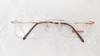 Armação para óculos de grau London L-5505 C.1 Sem aro metal unissex