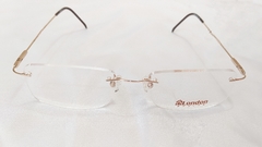 Armação para óculos de grau London L-5505 C.1 Sem aro metal unissex - comprar online