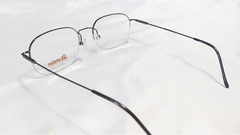 Armação para óculos de grau London L-5515 C. 4 Metal e fio de nylon Preta - NEW GLASSES ÓTICA