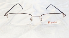 Armação para óculos de grau London L-5468 C. 69 Pequena metal marrom - comprar online