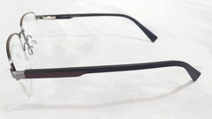 Armação para óculos de grau Platini P9 1187 H408 Metal prata e preta na internet