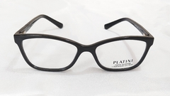 Armação para óculos de grau Platini P9 3142B Pequena acetato preta - comprar online