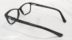 Armação para óculos de grau Platini P9 3142B Pequena acetato preta - NEW GLASSES ÓTICA