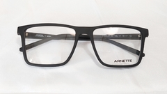 Armação para óculos de grau Arnette BRAWLER AN 7195L Quadrada preta fosca - comprar online