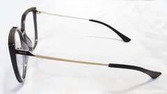 Armação para óculos de grau Grazi GZ 3095 J030 Acetato preta gatinho na internet