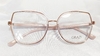 Armação para óculos de grau Grazi 1019 J65 Acetato translúcida rose