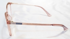 Armação para óculos de grau Jean Monnier J8 3214 Acetato rosa - NEW GLASSES ÓTICA
