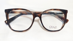 Armação para óculos de grau Grazi GZ 3072 H256 Acetato marrom havana - comprar online