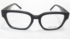 Armação para óculos de grau Arnette ZAYN AN7205 Quadrada grande preta - comprar online