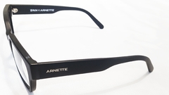 Armação para óculos de grau Arnette ZAYN AN7205 Quadrada grande preta na internet