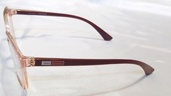 Armação para óculos de grau Jean Monnier J8 3208 Vinho Acetato feminina na internet