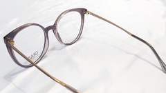 Armação para óculos de grau Grazi GZ 3083 I790 Acetato redonda marrom - loja online