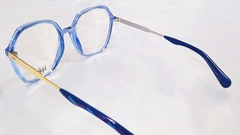 Armação para óculos de grau Kipling KP 3150 J198 quadrada acetato azul - NEW GLASSES ÓTICA