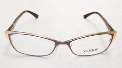 Armação para óculos de grau Vogue VO 3865 848 Metal e acetato dourada