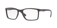 Armação para óculos de grau Jean Monnier J8 3196 H250 cinza e azul - comprar online