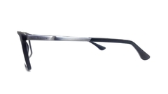Armação para óculos de grau Jean Monnier J8 3145 D352 Quadrada preta - NEW GLASSES ÓTICA